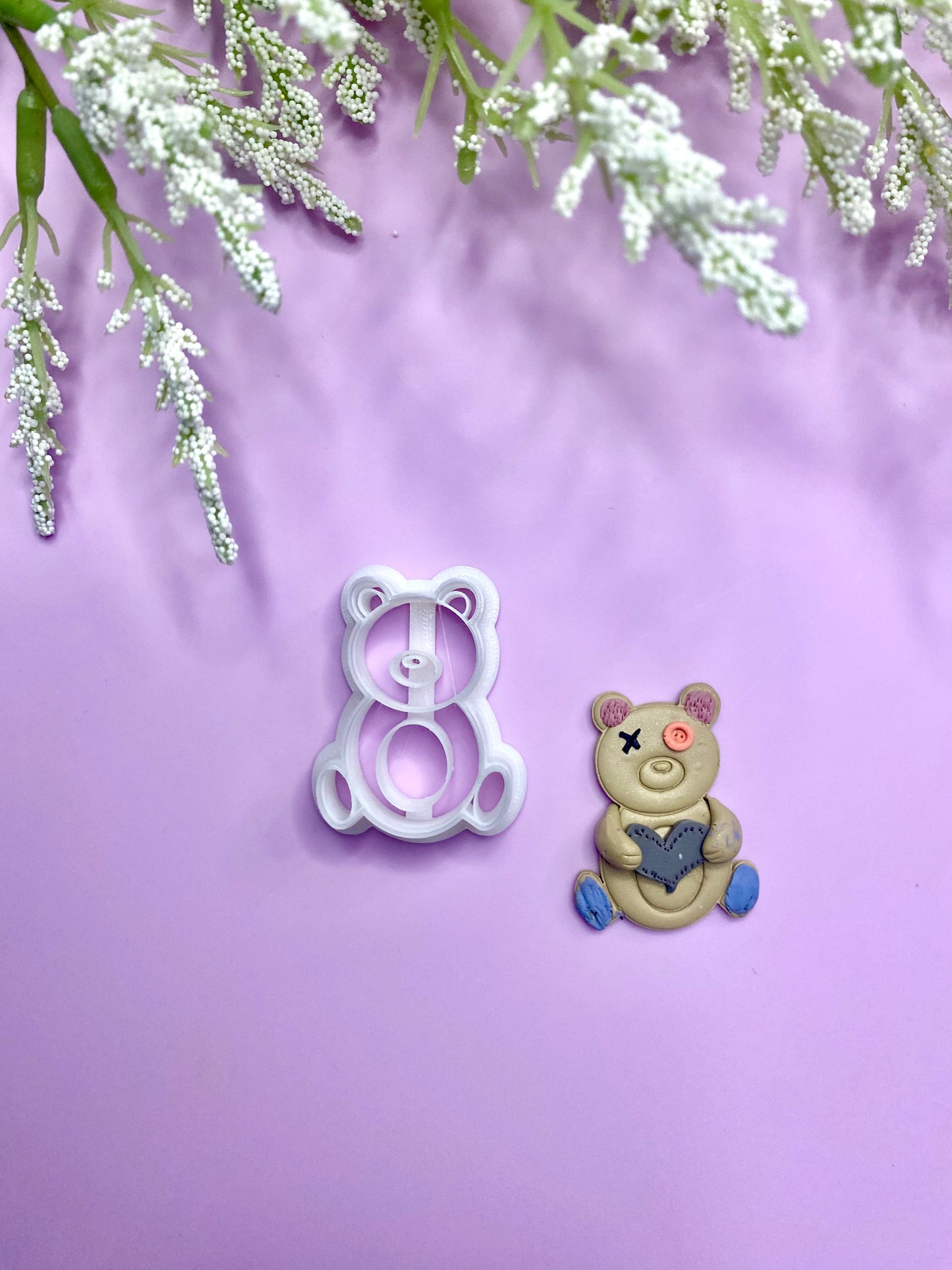 Teddy Bear - Polymer Clay Cutter