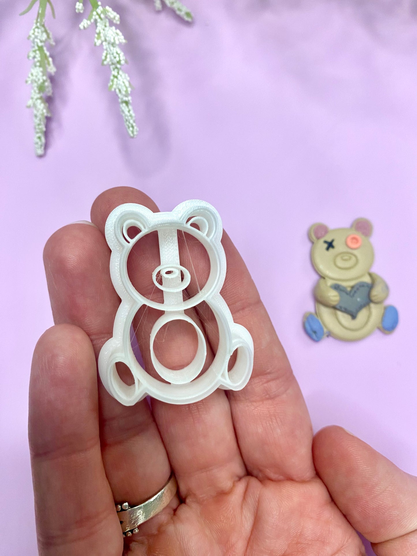 Teddy Bear - Polymer Clay Cutter