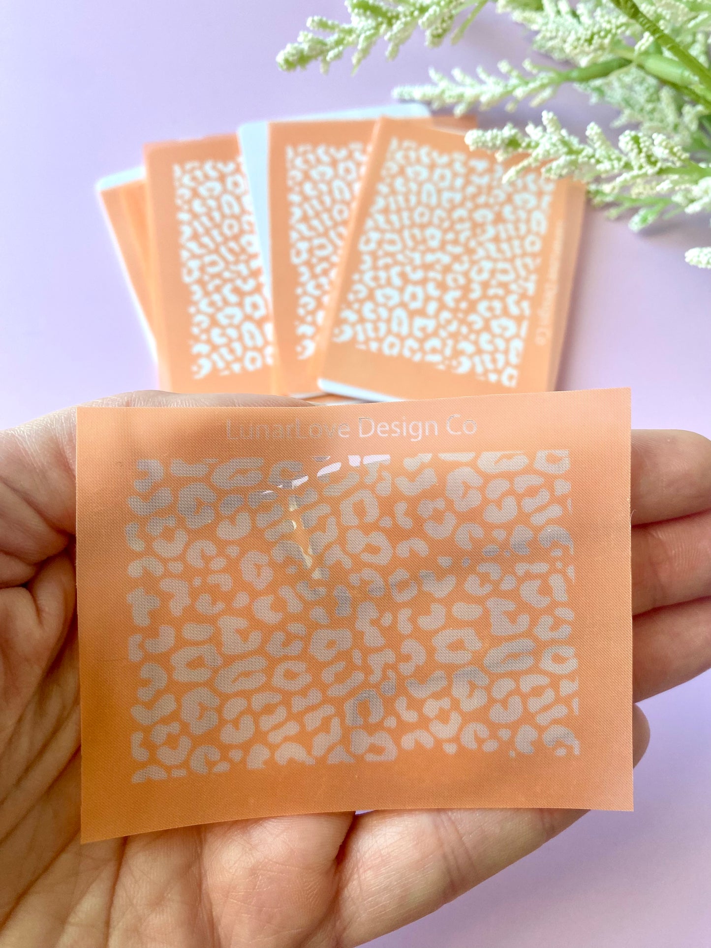 Mini Cheetah - Polymer Clay Silkscreen (Party Pack)