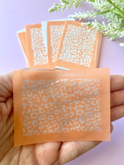 Mini Cheetah - Polymer Clay Silkscreen (Party Pack)