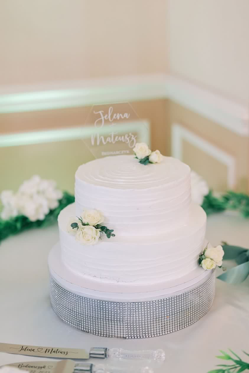 Custom Wedding Cake Topper - Clear Acrylic