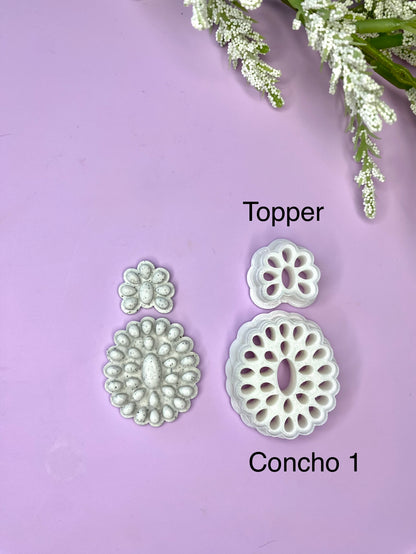 Concho Bolo - Polymer Clay Cutter