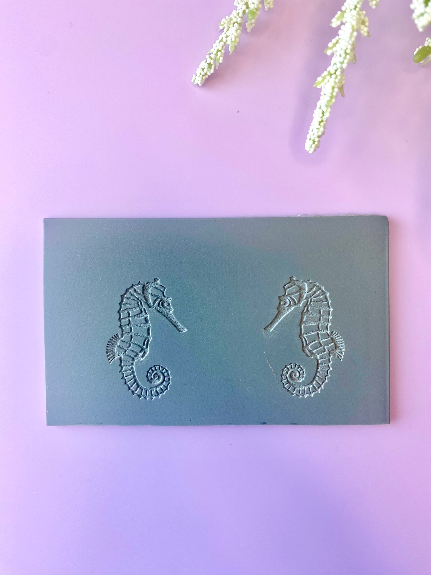Seahorse - Polymer Clay Texture Mat