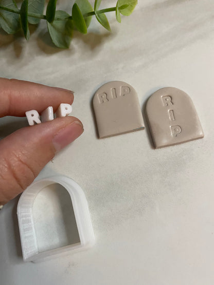 Gravestone - Polymer Clay Cutters