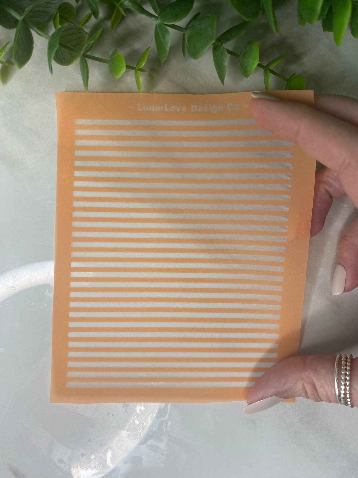 Stripes - Polymer Clay Silkscreen