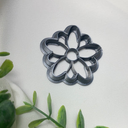 Lotus All Petals - Polymer Clay Cutter