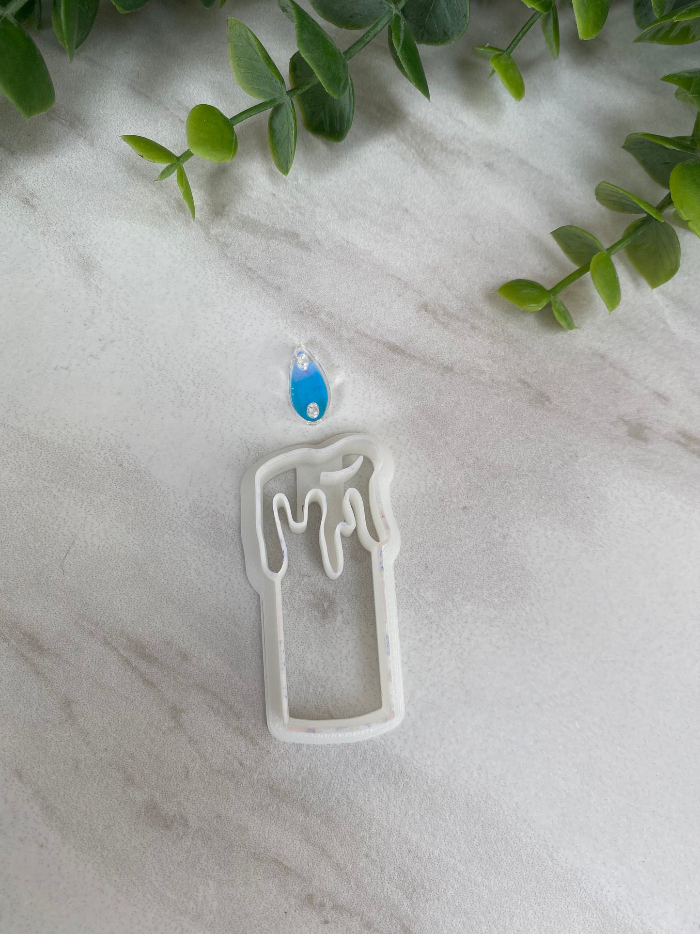 Melting Candle - Polymer Clay Cutter
