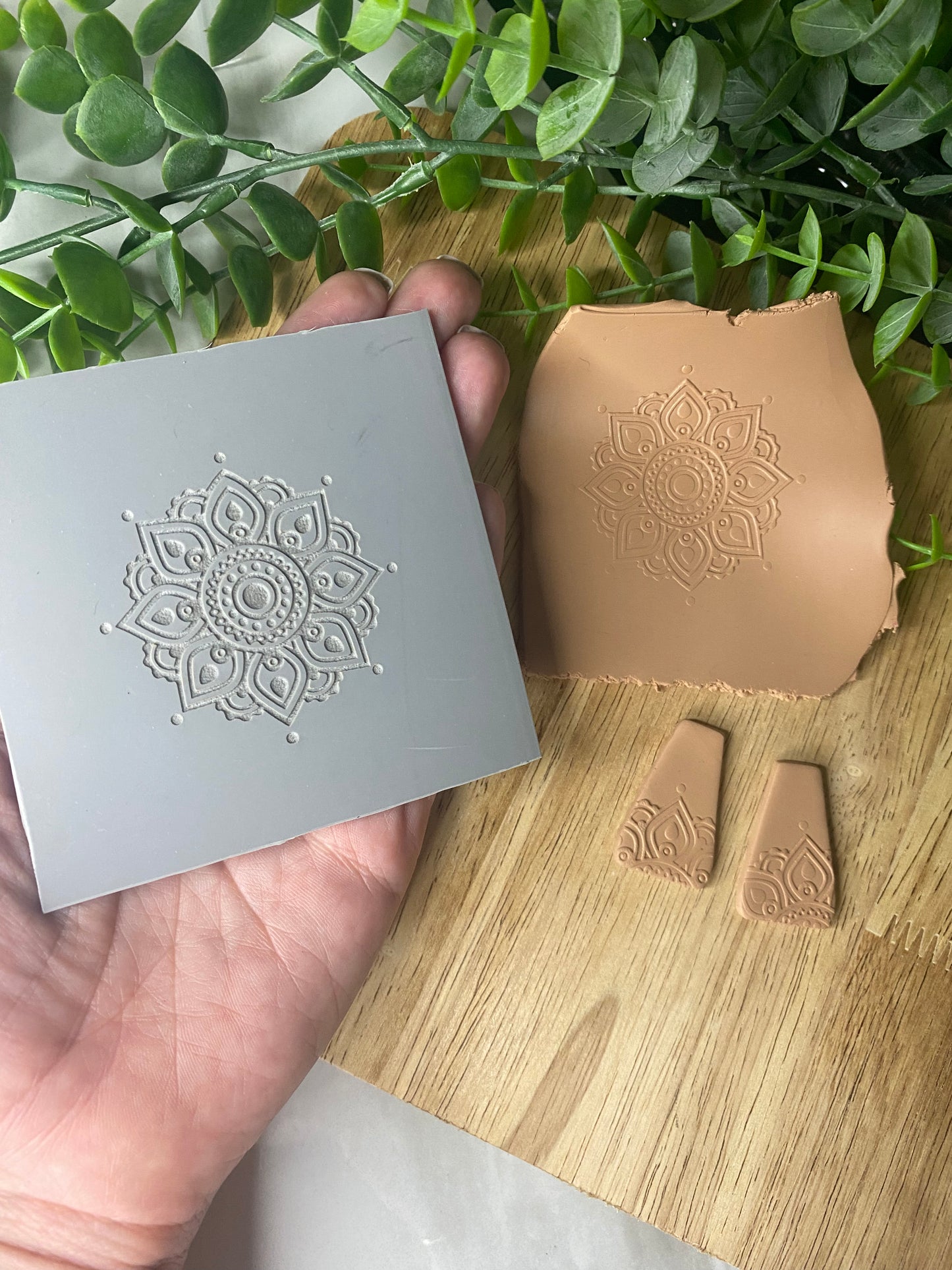 Polymer Clay Texture Mat - Mandala 1