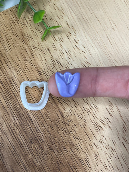 Tulip Stud - Polymer Clay Cutter