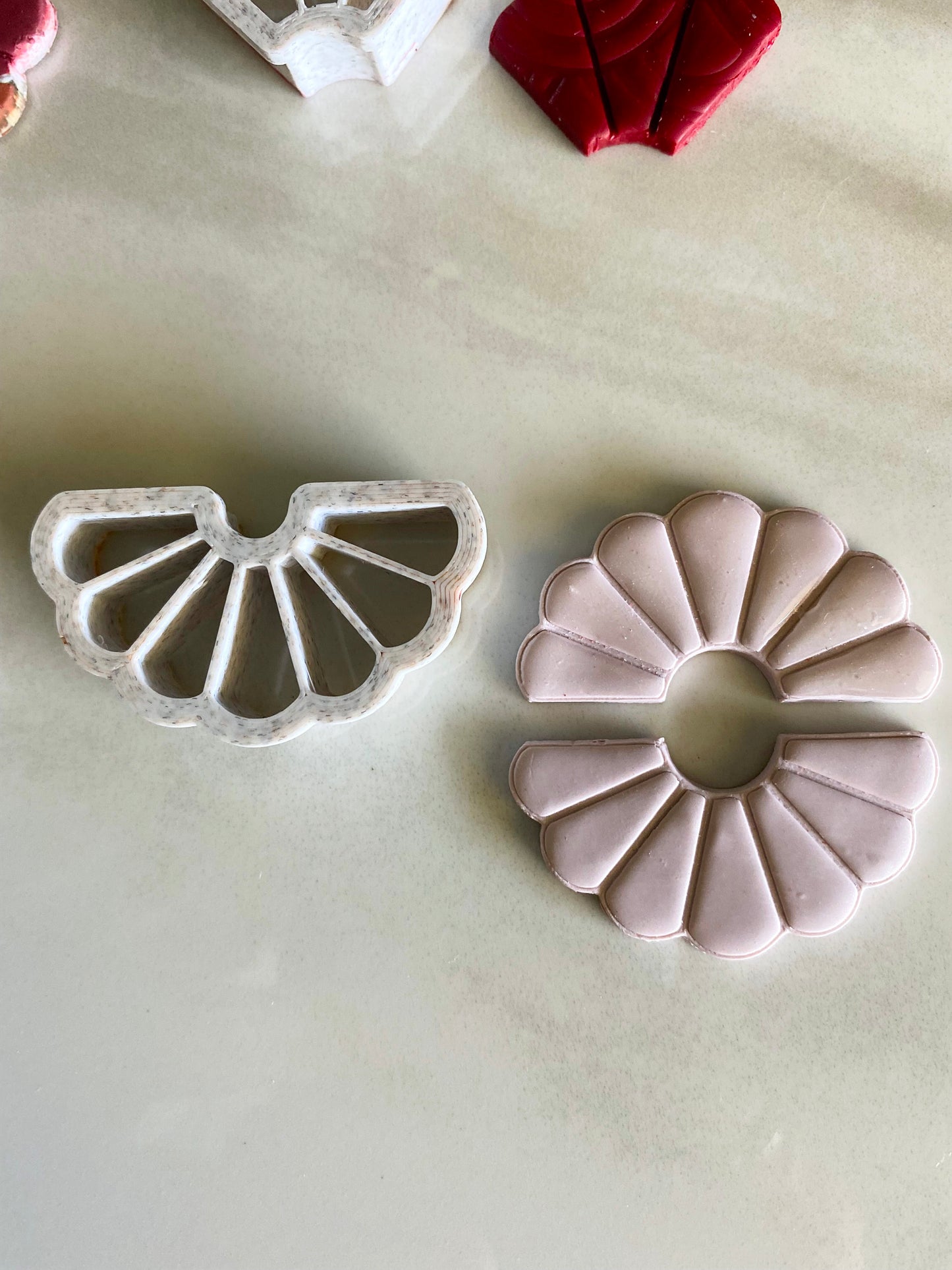 Cleopatra Fan Set - Polymer Clay Cutters