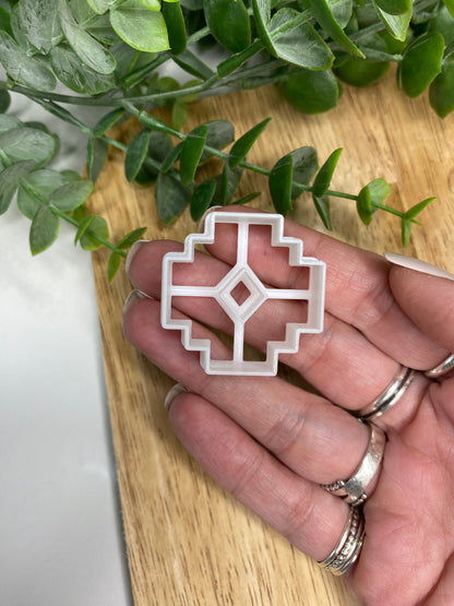 Small Aztec Square - Polymer Clay Cutter