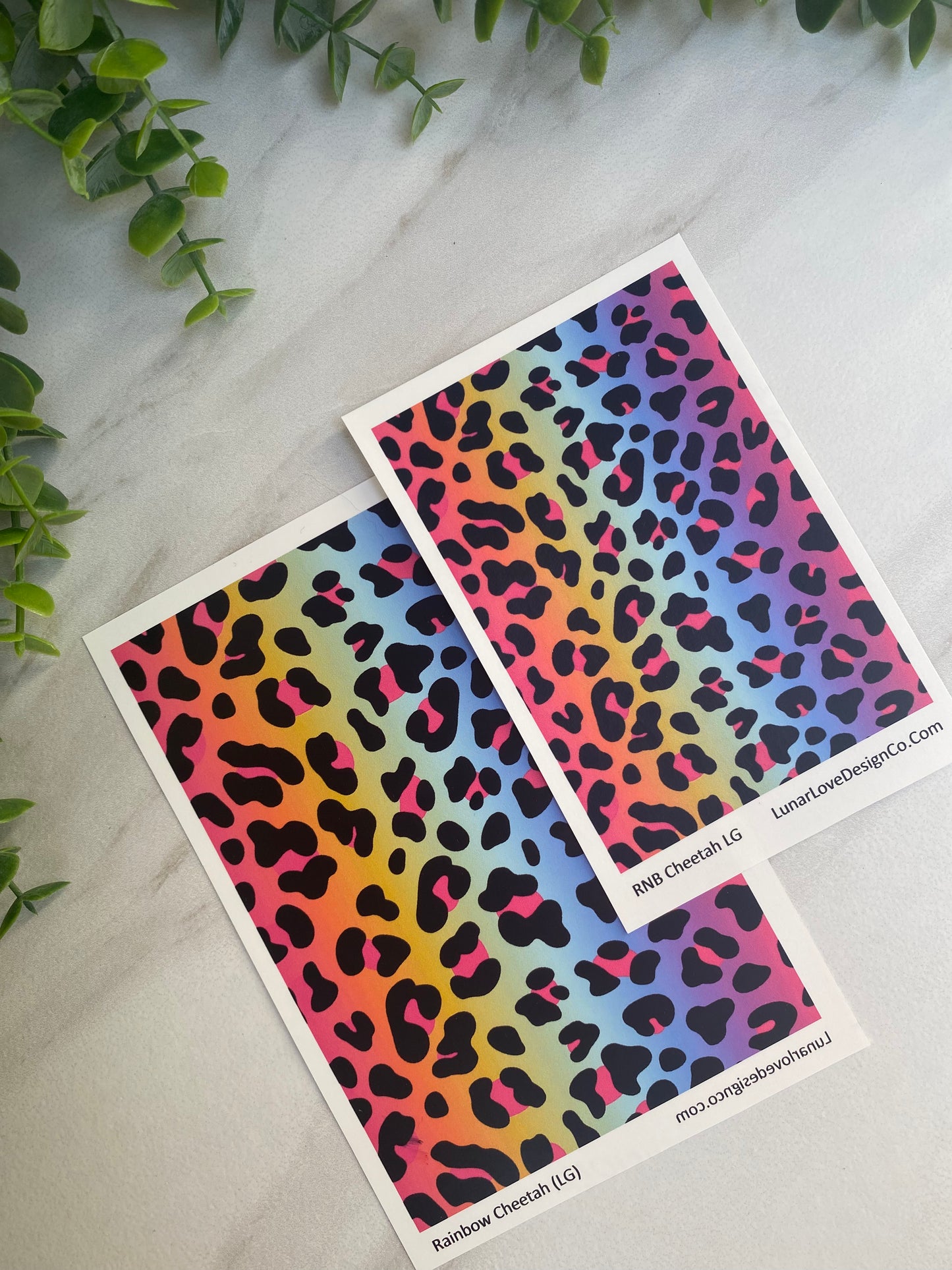 Large Cheetah Print - Clay Tattoo Sheet