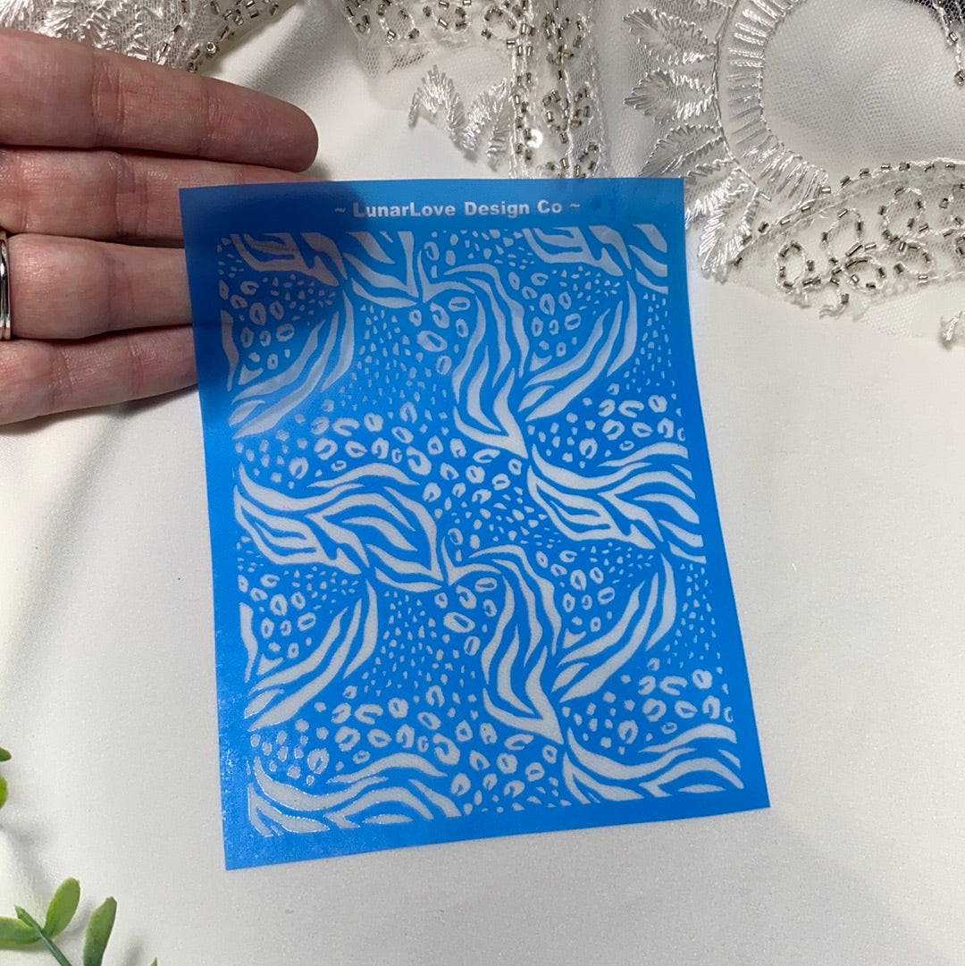 Animal Print - Polymer Clay Silkscreen