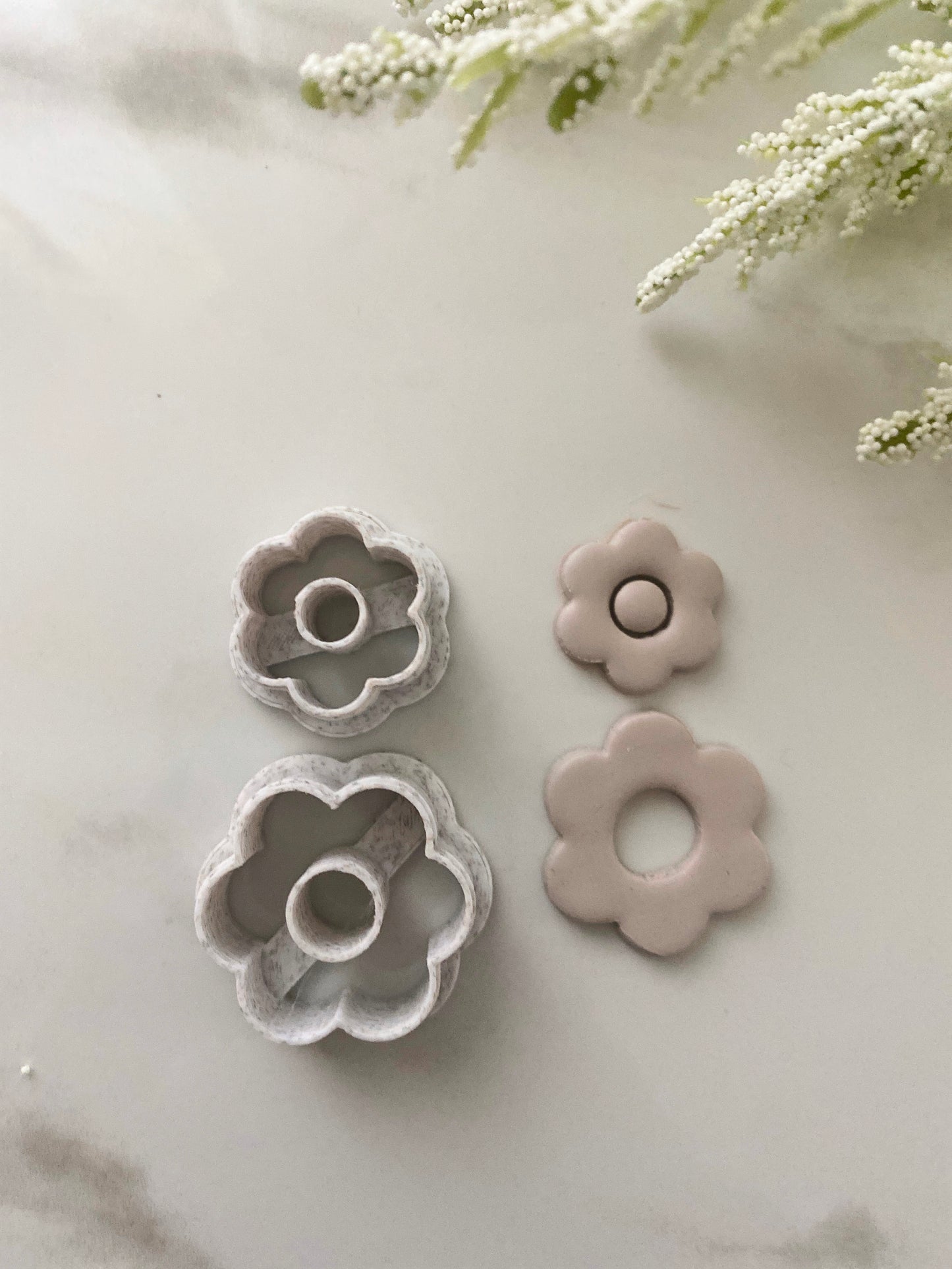 Retro Flower - Polymer Clay Cutter