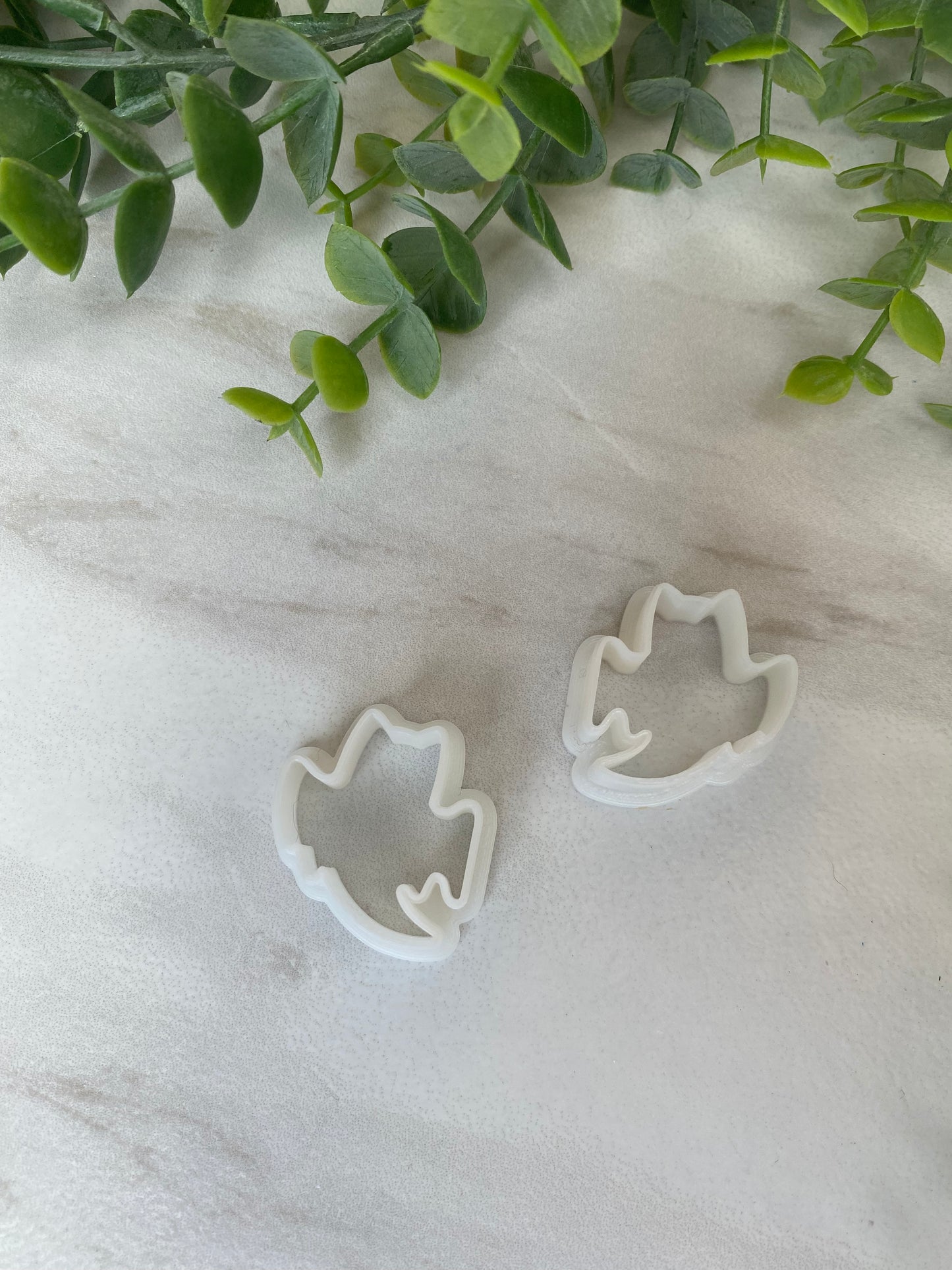 Ghost Kittens - Polymer Clay Cutter
