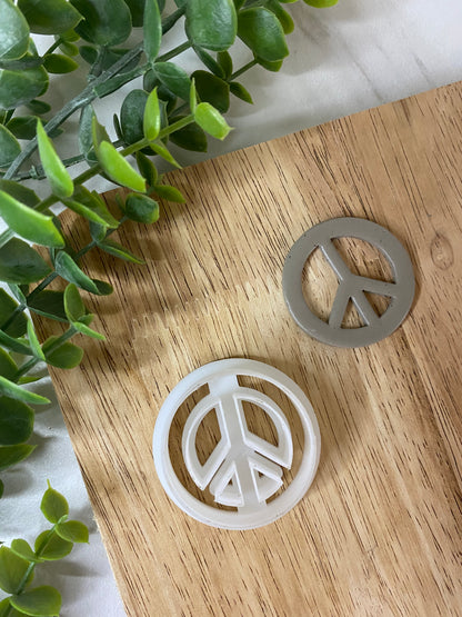 Peace Sign - Polymer Clay Cutter