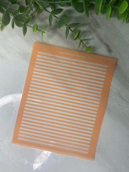 Stripes - Polymer Clay Silkscreen