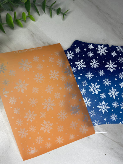 Winter Snowflake - Polymer Clay Silkscreen