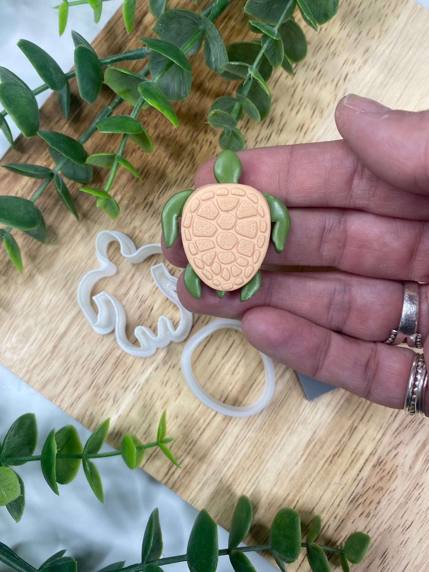 Turtle - Polymer Clay Cutter & Texture Set