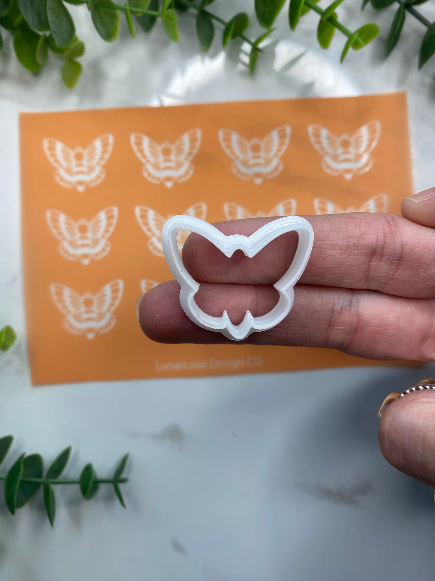 Butterfly Moth - Polymer Clay Silkscreens