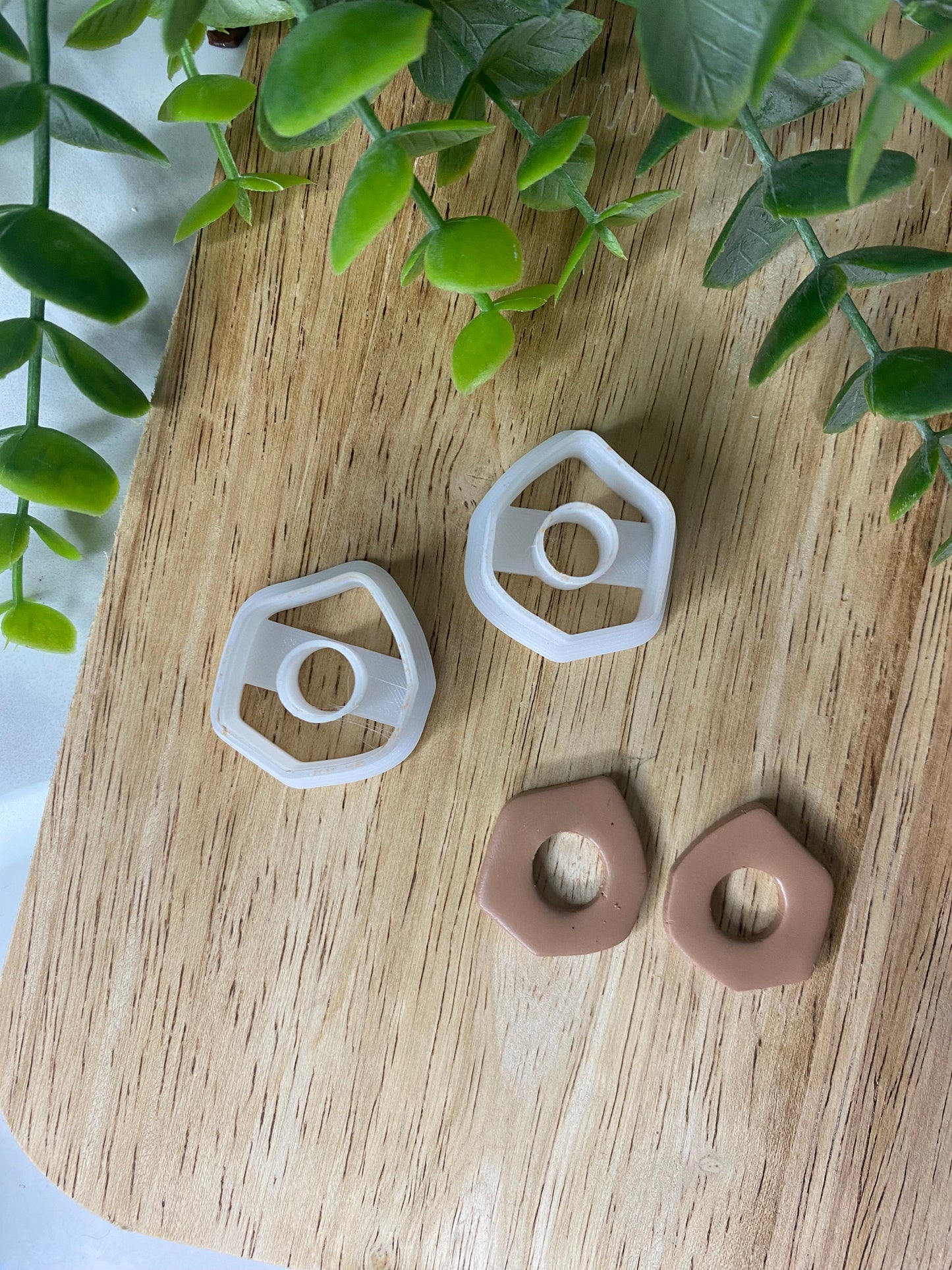 Petite Organic Donut Stud - Polymer Clay Cutter Set